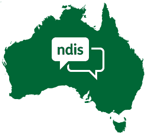 Australia with a conversation about the NDIS in it.