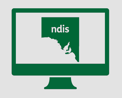 A monitor, with Tasmania and 'ndis' in it.